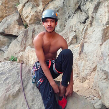 Rock Climbing Guide in Nepal